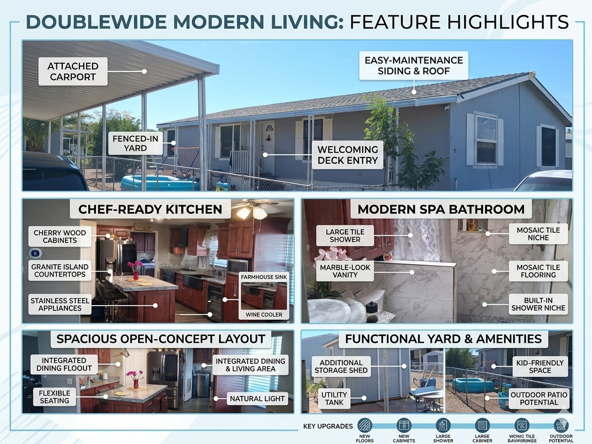 Doublwide Mobile Home