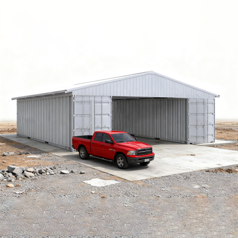40’x36′ Shipping Container Roof Heavy Duty Steel Shelter Excluding Containers