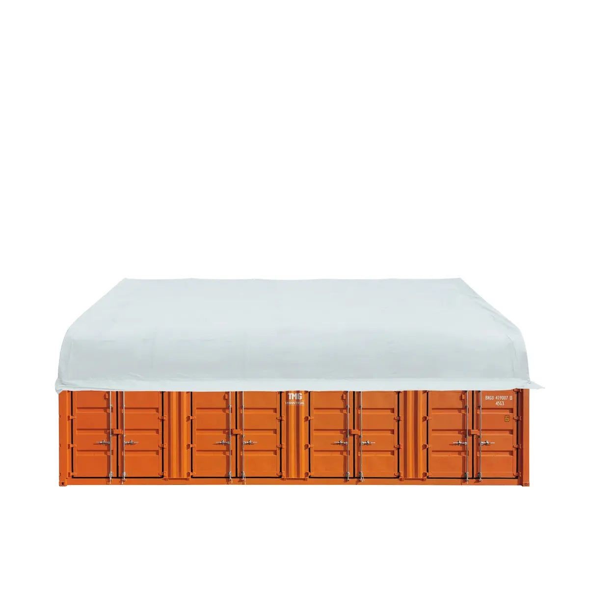 50’x40′ Steel-Truss PVC Shelter for Containers