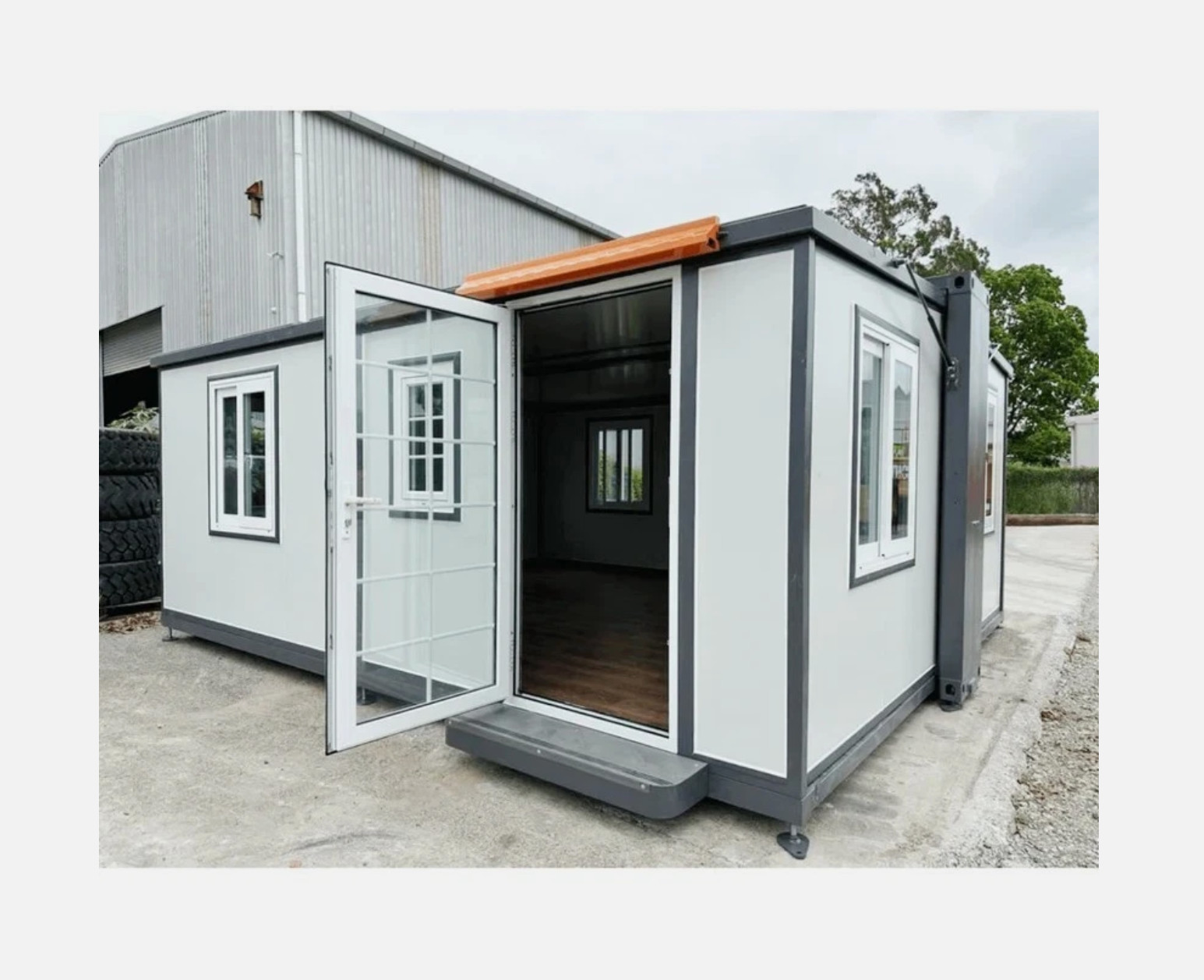 15x20x8FT Mobile Expandable Prefab House Prebuilt Home Portable Office