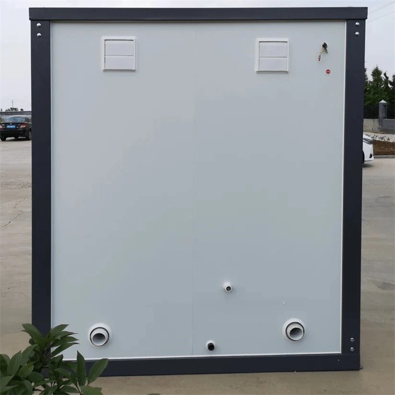 Bastone Dual Stall Portable Restroom Outdoor Mobile Toilet w/ 2 Sinks Bathroom