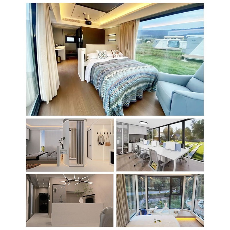 Steel Structure Wind Resistance Prefabricated House Space Capsule Homes