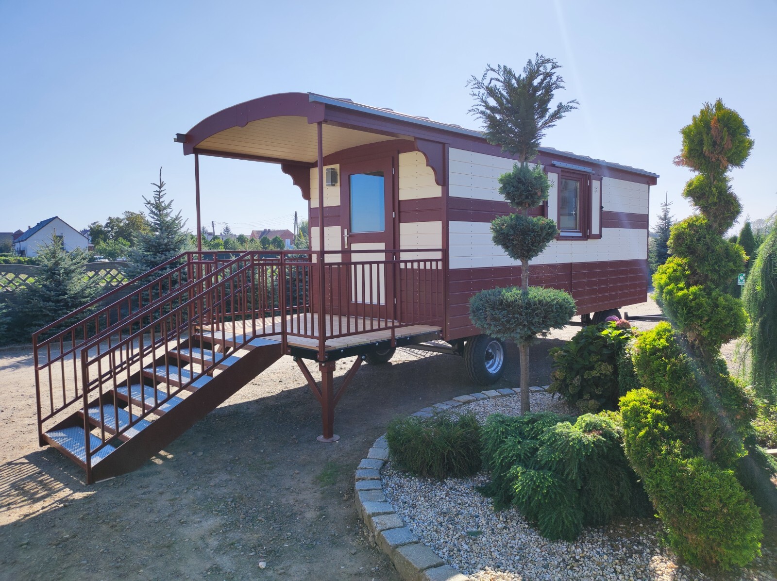 Tiny house on wheels for sale. The caravan (roulotte)