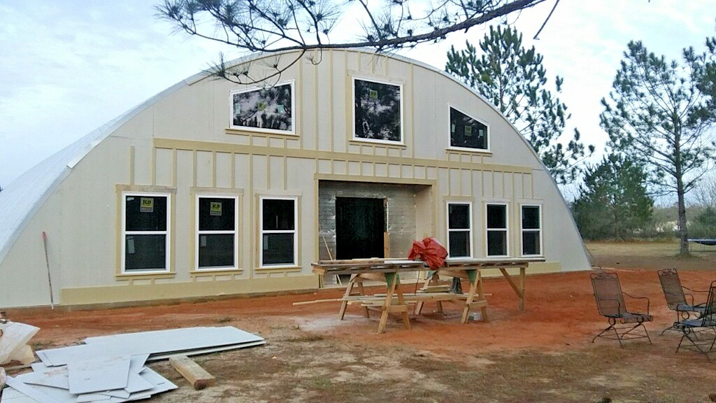 50x35x19 DuroSPAN Steel Building DIY Quonset Home Cabin Kit Open Ends