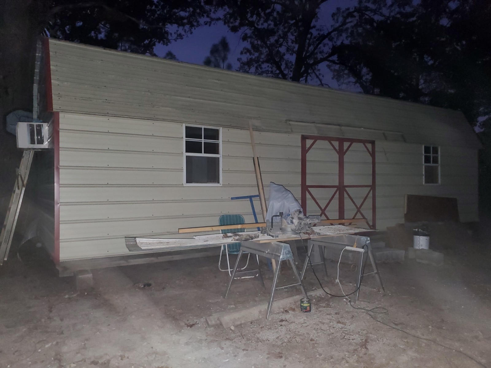 Finished 12×32 Portable Building Tiny House with full loft