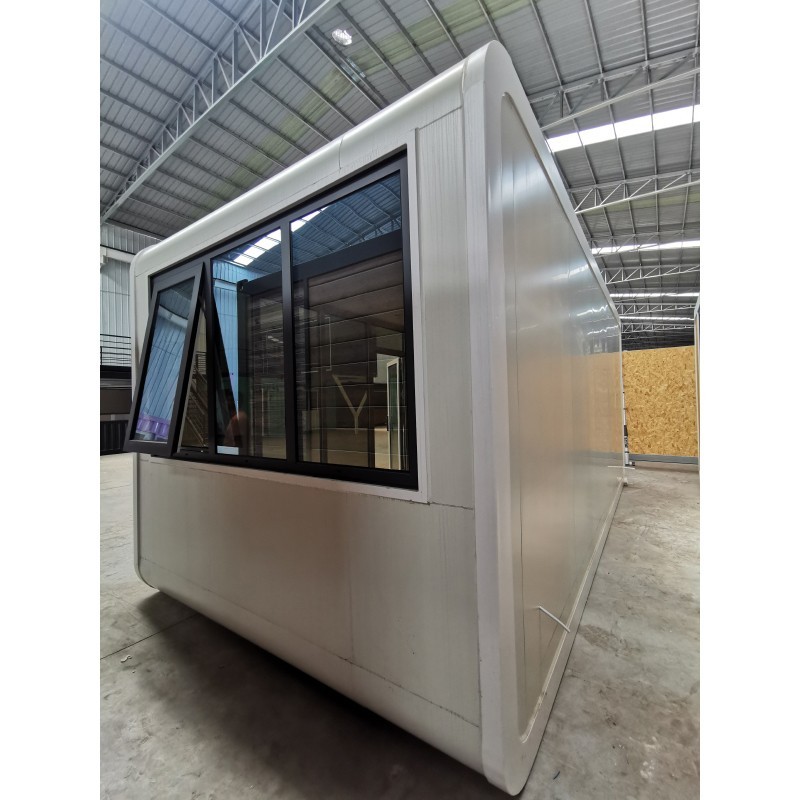 High Quality Apple Capsule Tourist Area Easily Movable Modular House