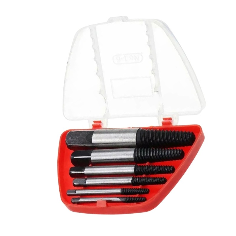 5/6Pcs Screw Extractor Center Drill Bit Broken Screw Removal Center Drill Set