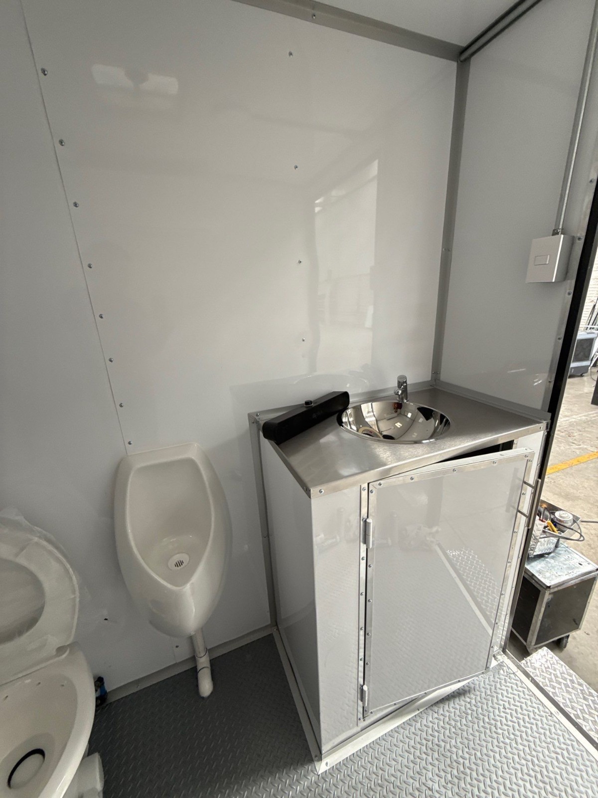 2 Stall Restroom Trailer, Standard Design Made to Order- Nationwide Shipping