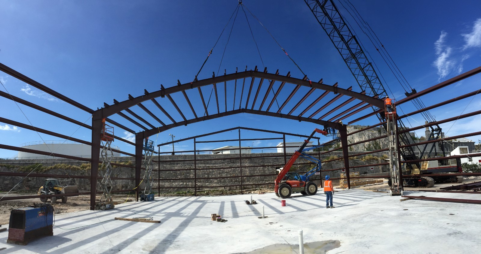 30x90x16 Steel Building Kit | Rigid Frame I-Beam | Commercial Grade