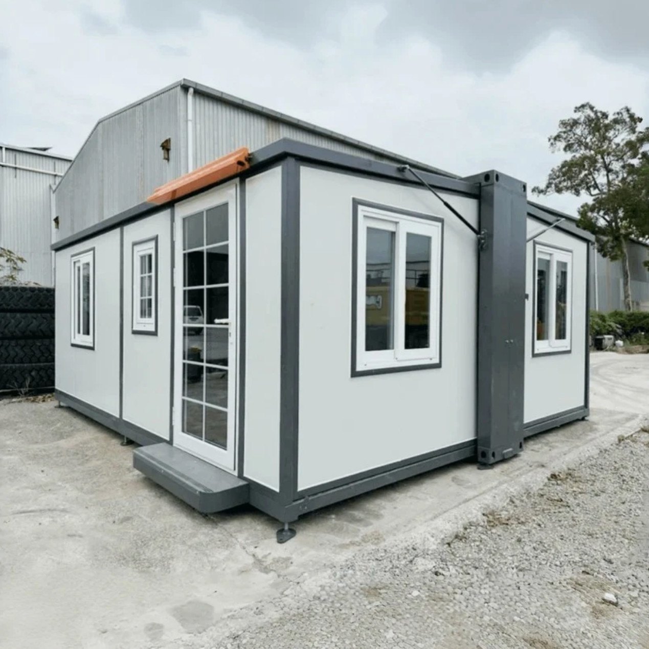 15x20x8FT Mobile Expandable Prefab House Prebuilt Home Portable Office
