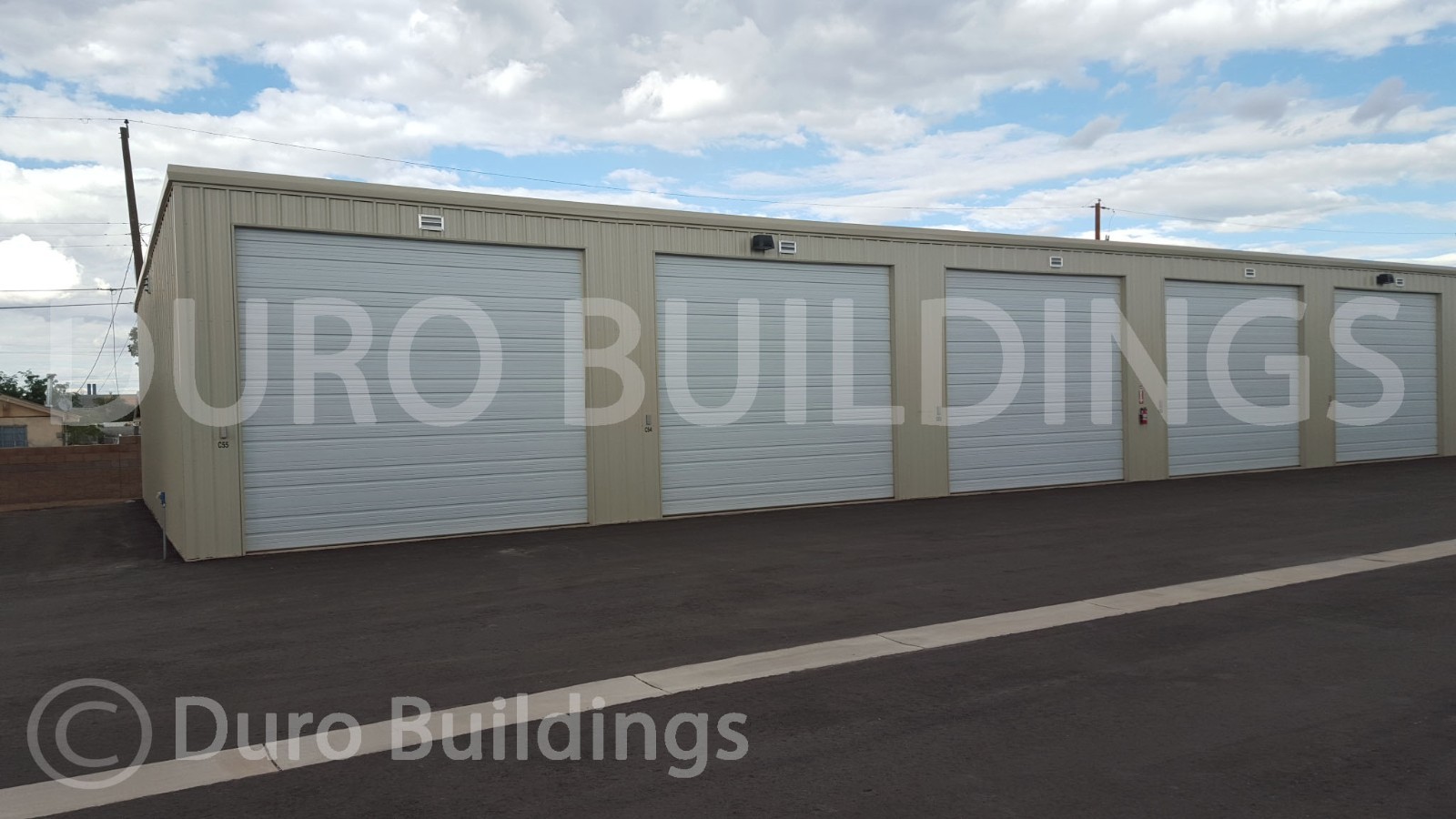 Duro Steel RV BOAT Self Storage 50’x200’x16 Metal Buildings & 20 Doors DiRECT