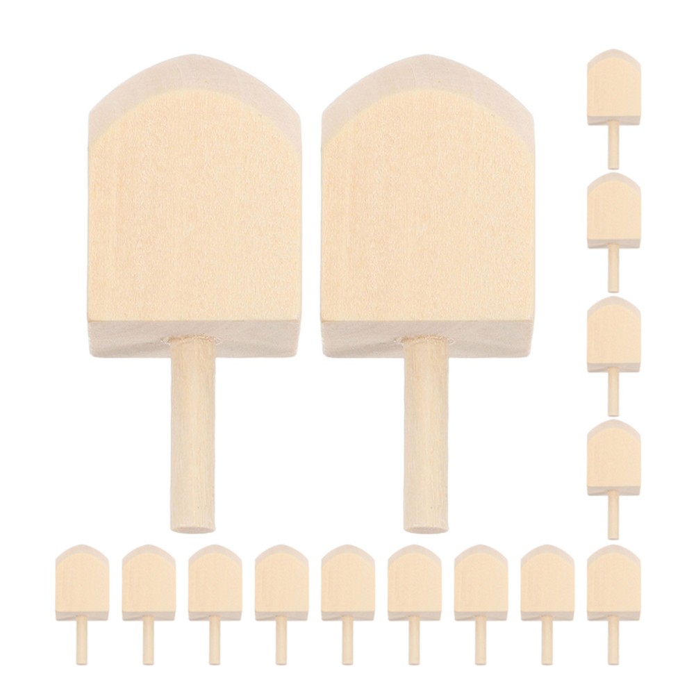 20 Pcs Wood Dreidel Chanukah Gyro Top Colorful Dreidels
