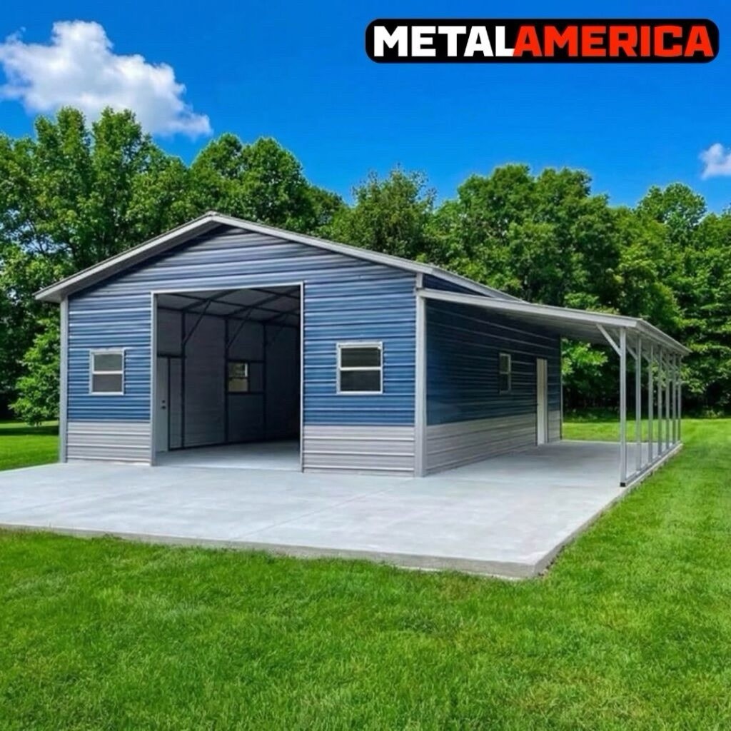 Commercial Residential Metal Buildings Custom Steel Garage Barn Workshop