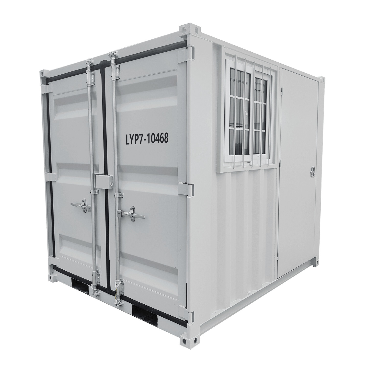 7FT Cubic Shipping Container | Lockable Door & Window | Portable Office | Storag