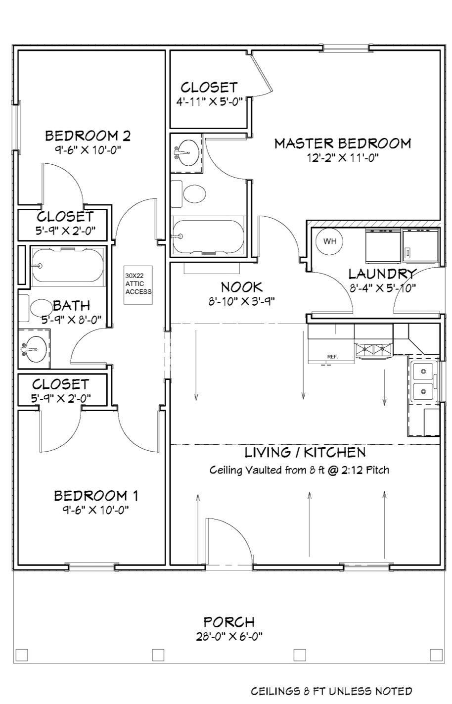 HOUSE KIT (3BED 2bath) With Interior Framing