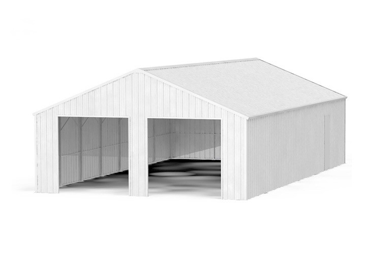 45′ x 25’x 14′ Metal Car Garage/Outdoor Storage Shed/Heavy Duty Galvanized Steel