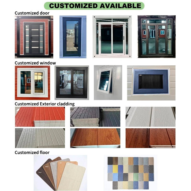 Hot Insulation Mobile Folding House Moisture Proof 40F TModern Manufactured Home