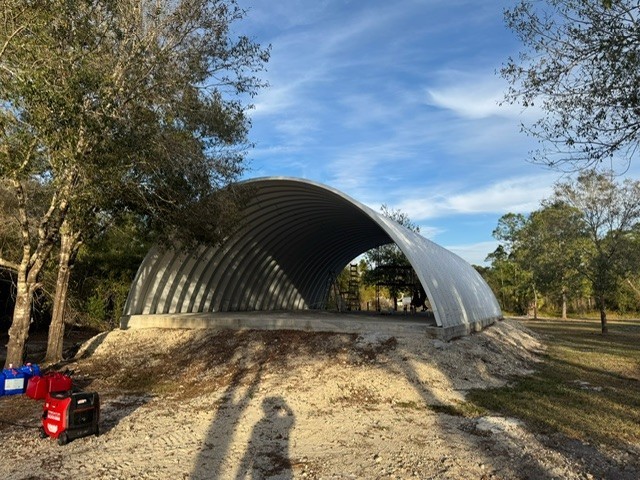 40x25x20 DuroSpan Metal Quonset Barn Steel Building Open DIY Ends Factory DiRECT