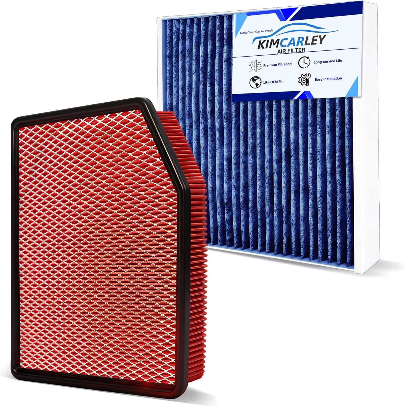 Cabin&Engine Air Filter Accessories for for Silverado 1500(2019-2026), Sierra 15
