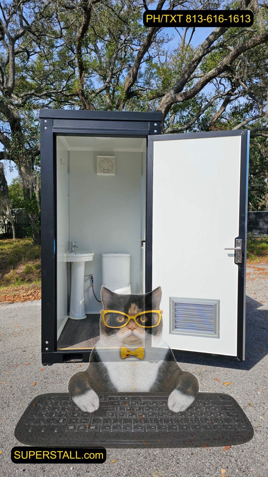 Steel Mobile Bathroom Unit Portable Restroom Sink Toilet Single Stall In Stock