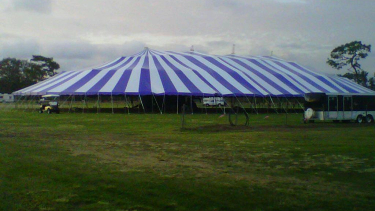 Large Church Revival or Expansion Tent 120’X200’ Complete with Stakes and Ropes