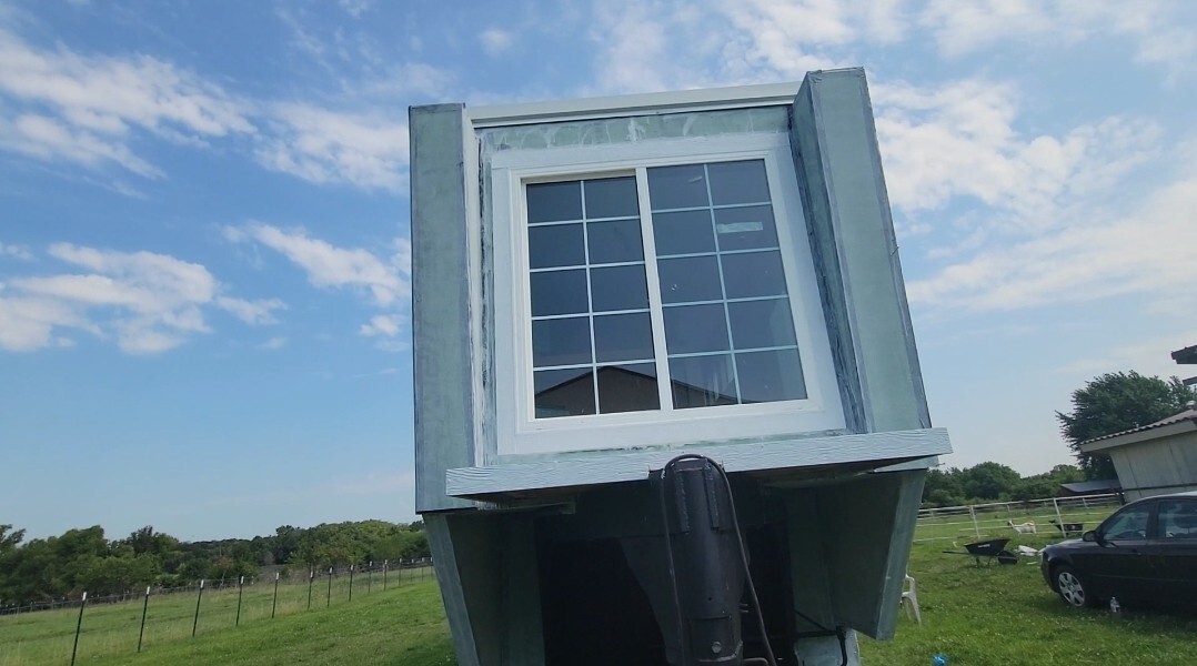 Unfinished tiny house for sale on wheels