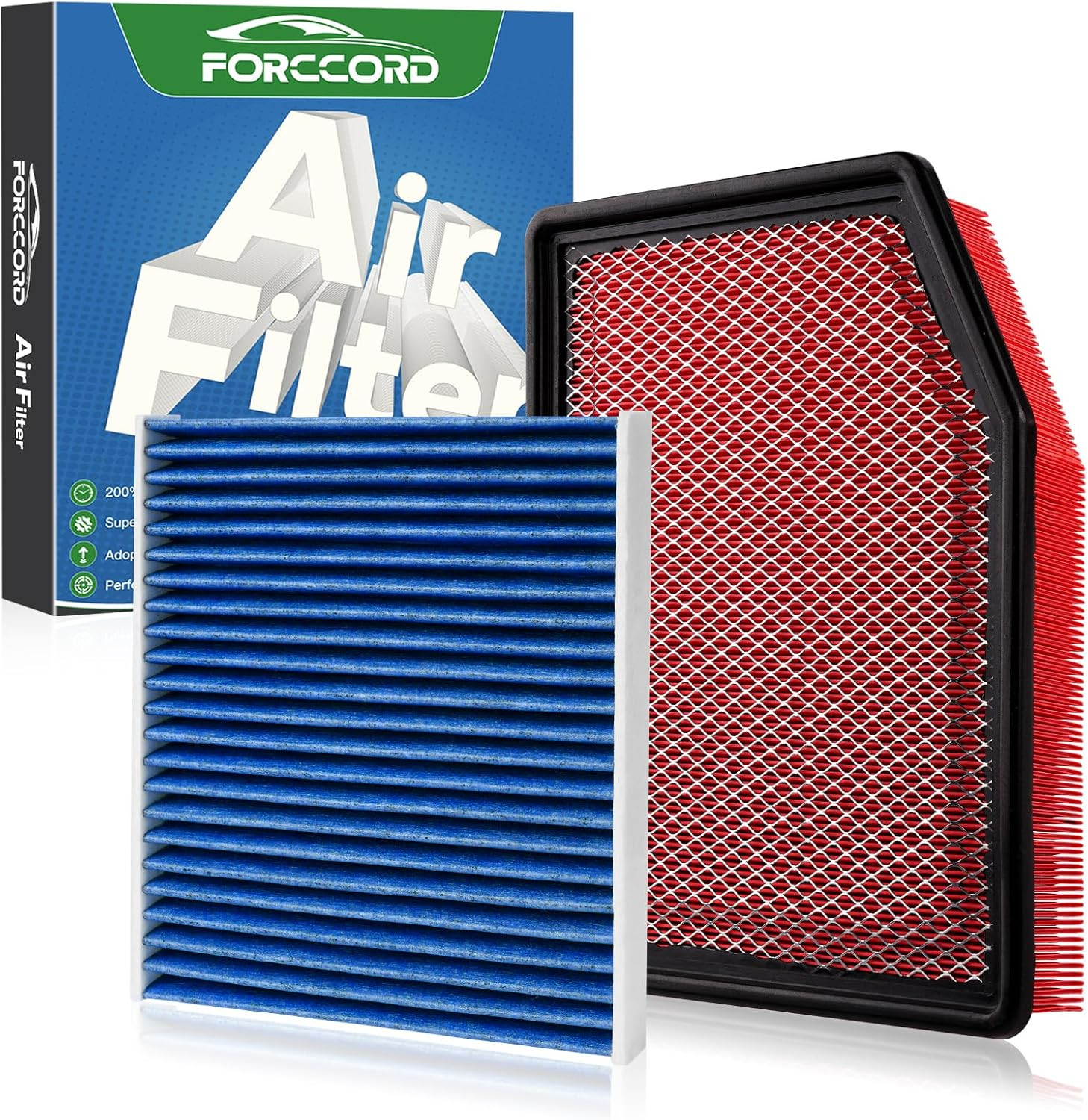Cabin & Engine Air Filter Fit for Chevrolet Silverado 1500 2019-2026, Chevy Silv