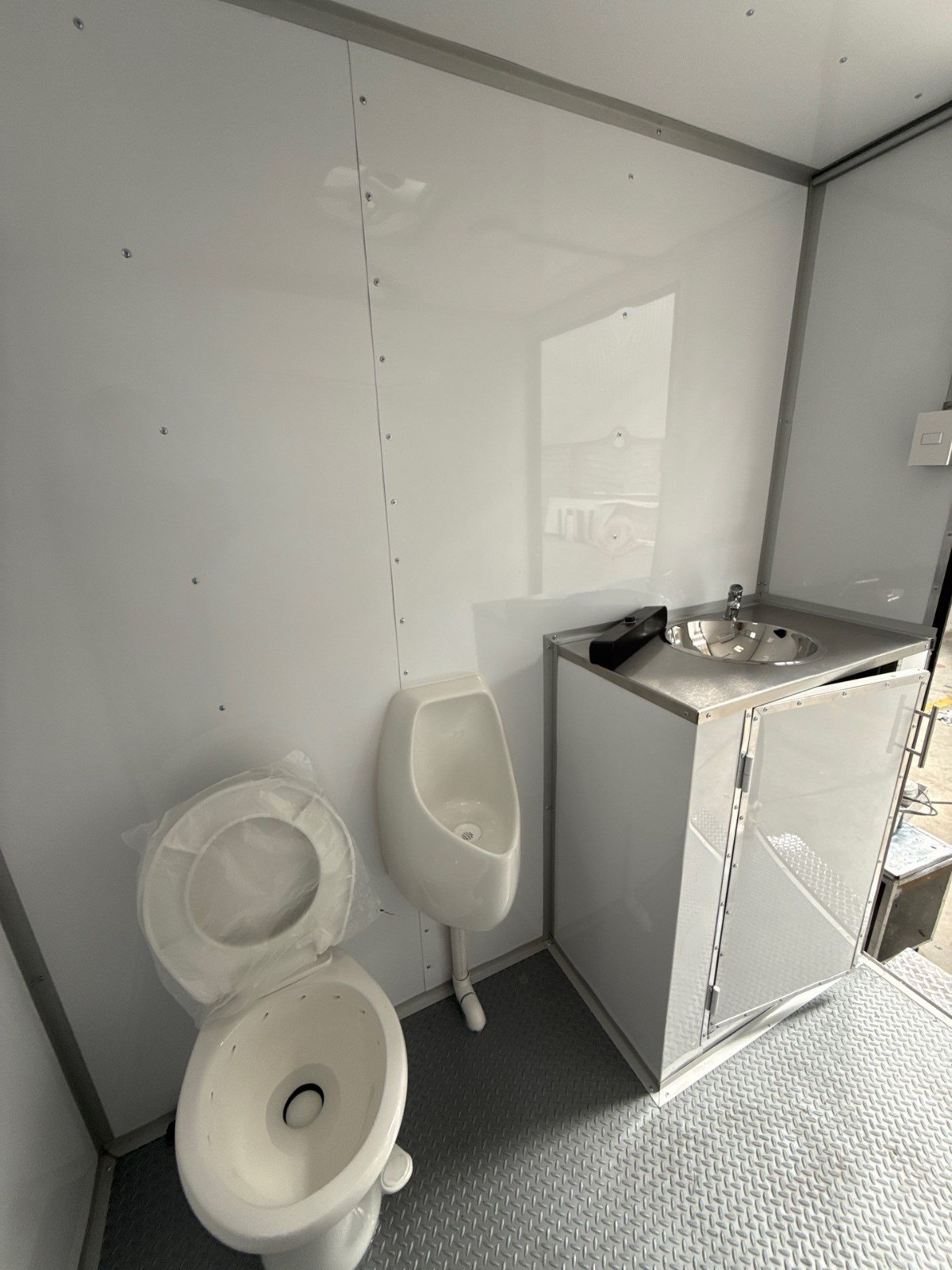 2 Stall Restroom Trailer, Standard Design Made to Order- Nationwide Shipping