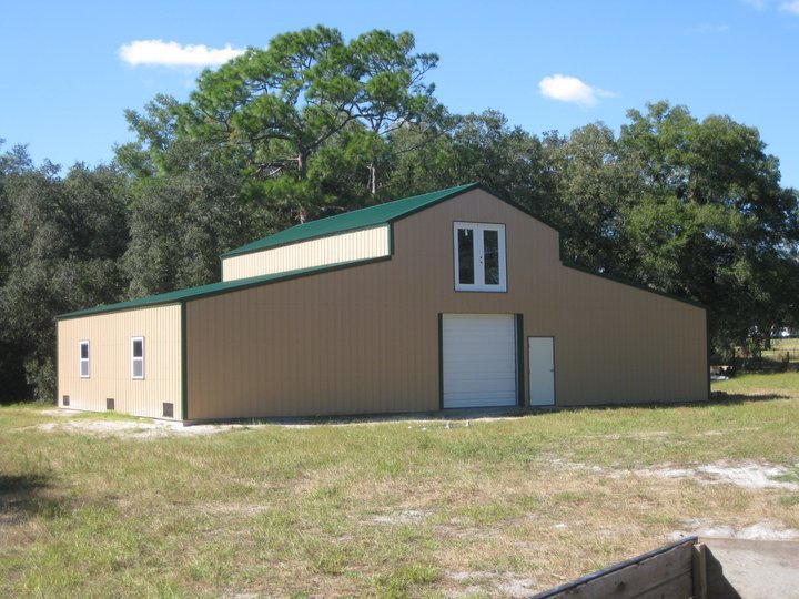 2 STORY AMERICAN BARN–ALL GALVANIZED STEEL INSULATED!! BUILDING – GARAGE-METAL