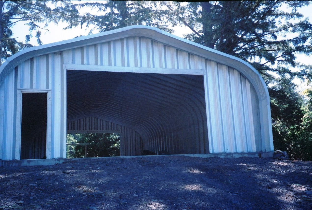 25x24x13 Engineered Steel Building Kit | DuroSPAN Clear-Span Arch System w/ Ends