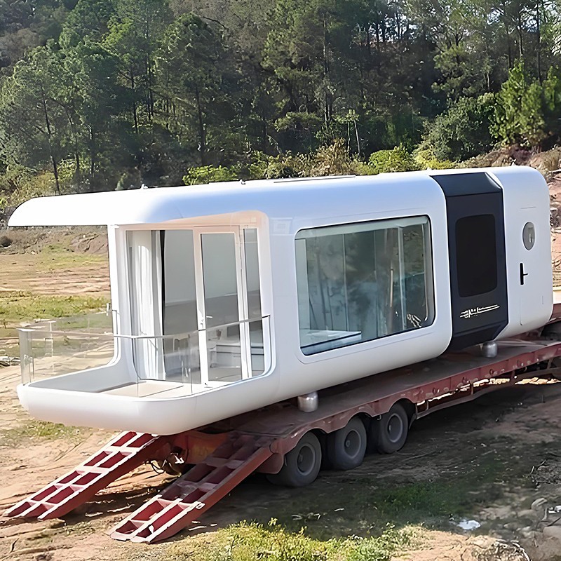 Steel Structure Wind Resistance Prefabricated House Space Capsule Homes