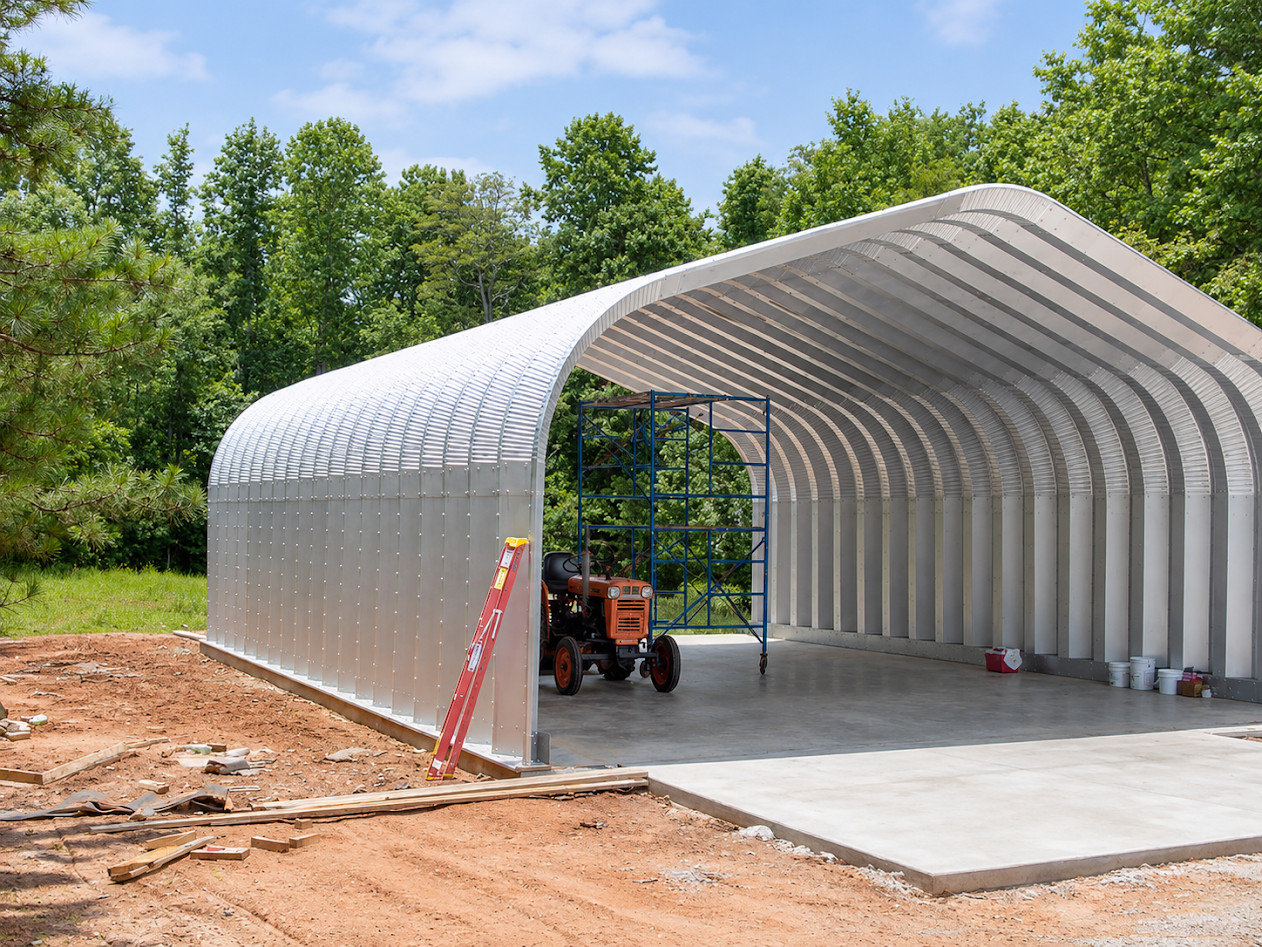 30x30x15 DuroSPAN Off Grid Steel Building Home Shop DIY Open Ends Factory DiRECT