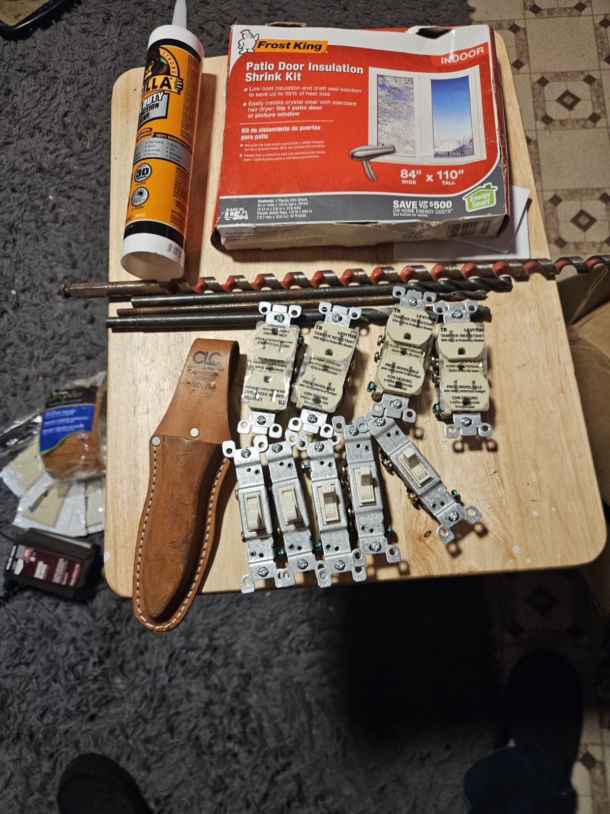 Mix Of Handyman Supplies Used And New. All You See Comes To You