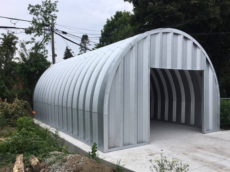 DuroSPAN Steel 14x24x10 Metal DIY Home Shed Shop Building Kits Open Ends DiRECT