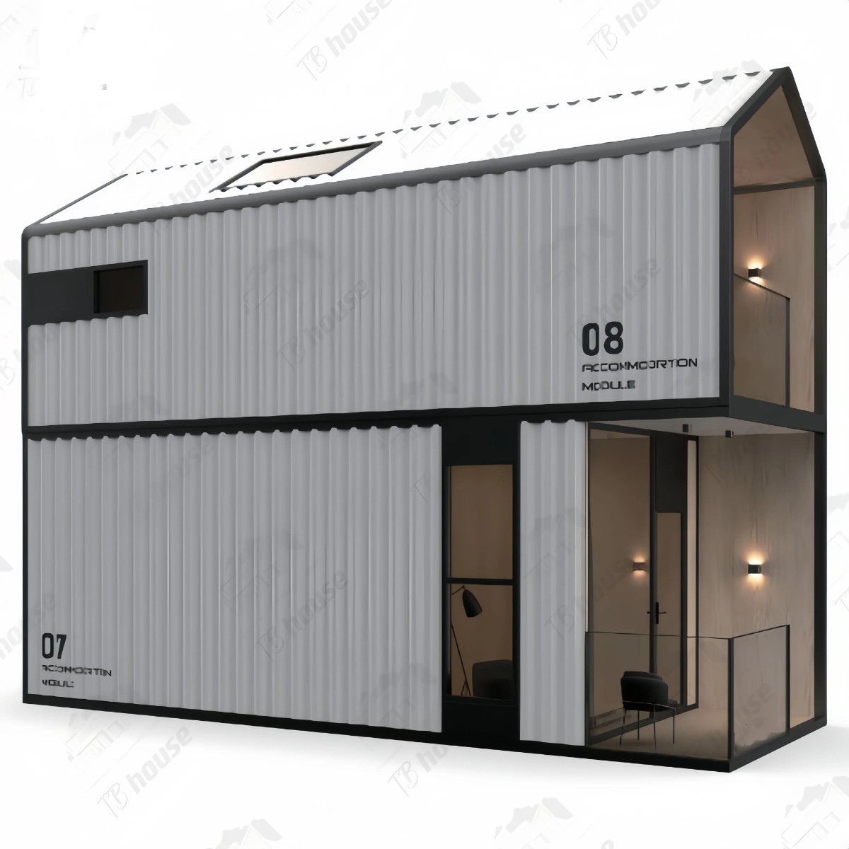 2 Story Luxury Home 10.5ft X 28ft With Balcony