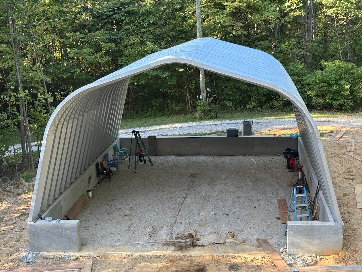 30x60x16 DuroSPAN Steel Roof Structure Off Grid Open Ends Factory DiRECT