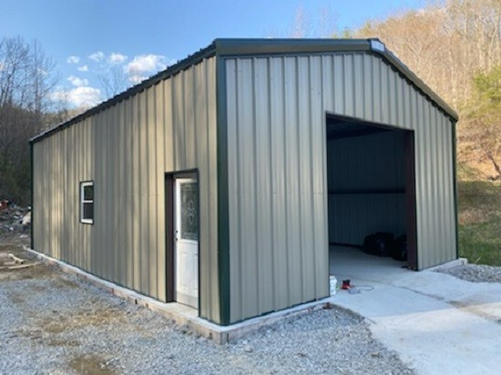 21x40x12 Steel Building SIMPSON Metal Garage Storage Shop Building Kit