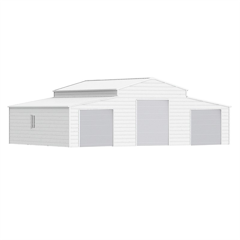42’x30’x13′ Metal Garage Shed Barn Outdoor Storage Heavy Duty Galvanized Steel