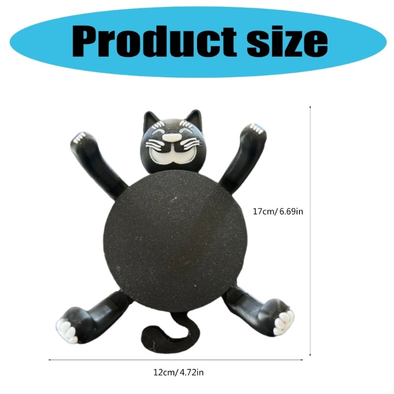 Lovely Cats Mug Holder for Beverages 3D Print Coasters Enhances Coffee Table