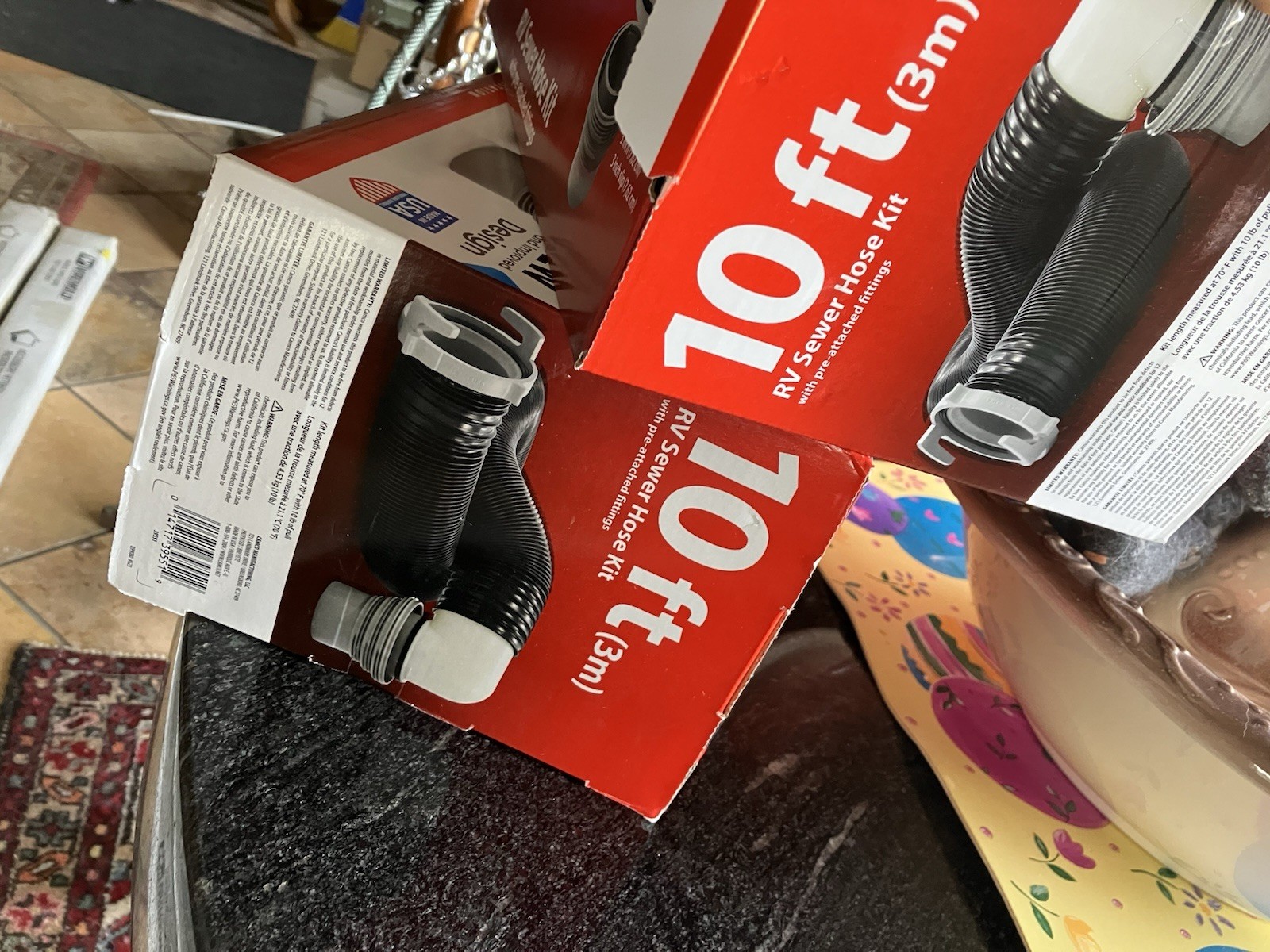 Camco Ready-to-Use 10-Foot Camper Features Heavy-Duty 10 ft RV Sewer Hose