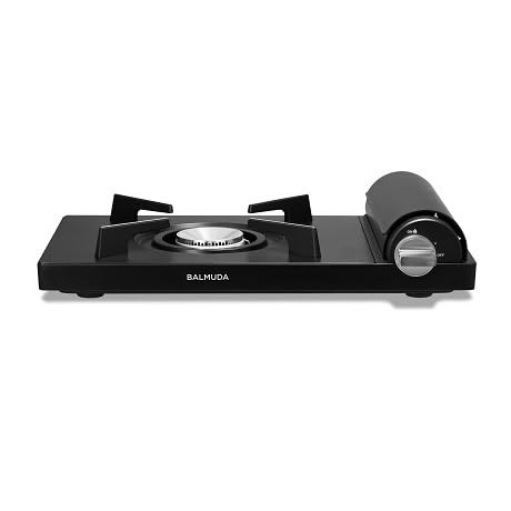 BALMUDA KGS01JP-BK Cassette Stove Table Stove Balmuda Black Released in