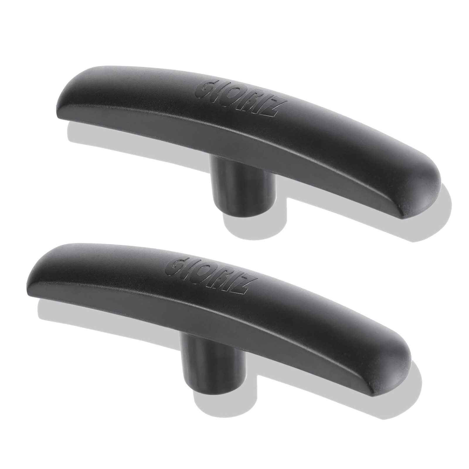GLOBIZ RV Sewer Valve Handles Replacement Fit for 1 1/2″， 2“and 2 Pack, Black