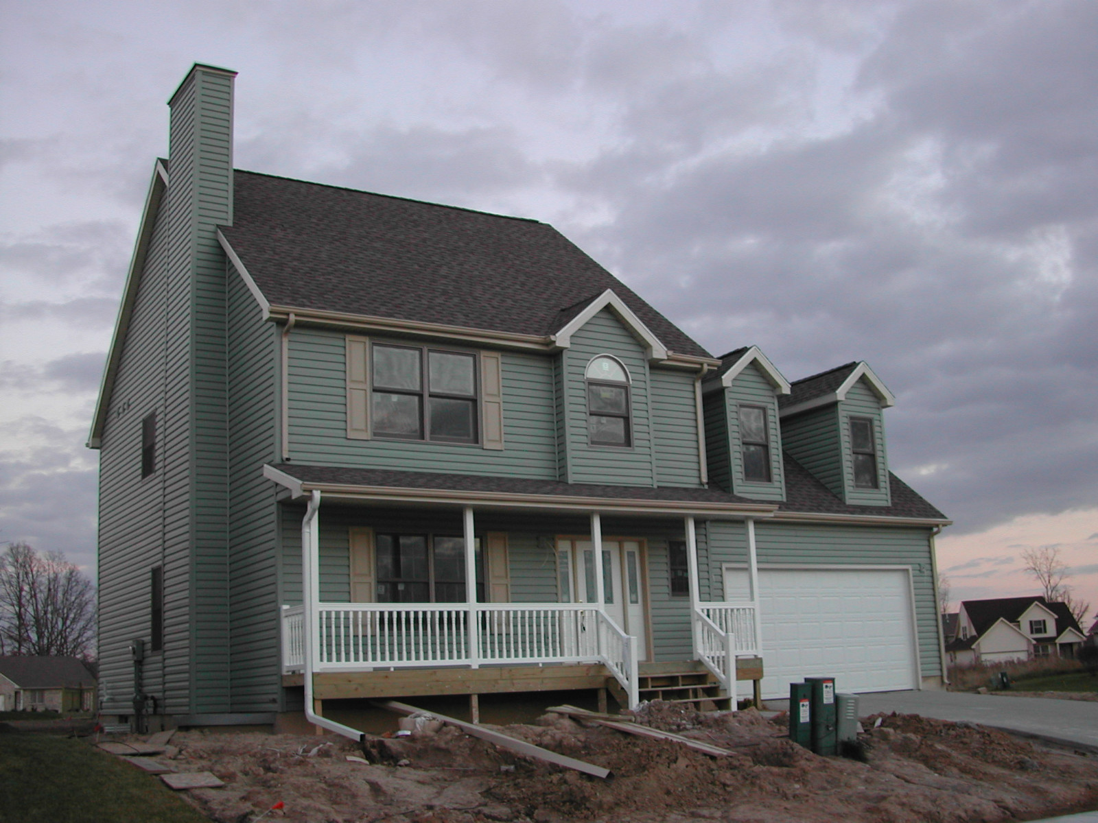 Prefabricated Panelized Home Kit with Bonus Room and Garage Prefab House Home