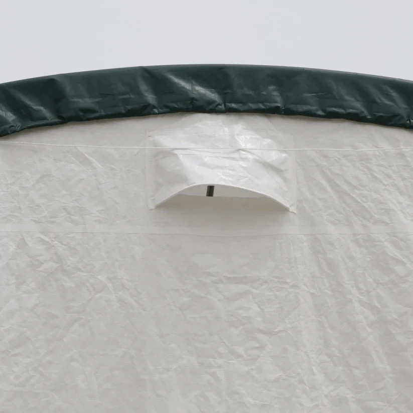 30’x85’x15′ Single Truss Storage Shelter 11oz PE Fabric Hoop Building