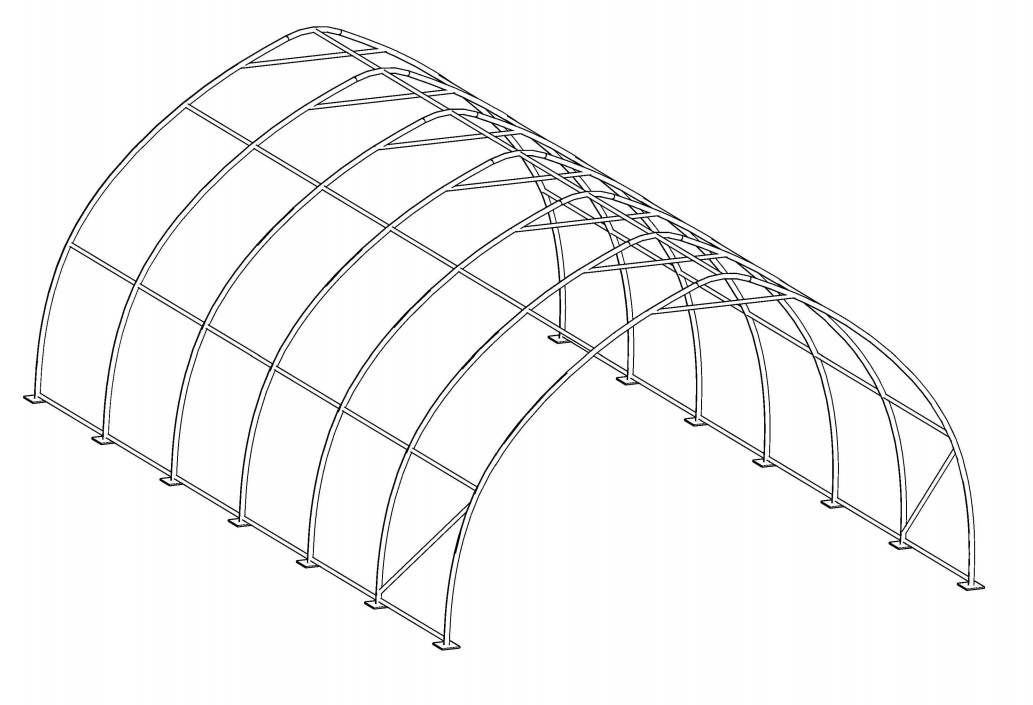 NEW REPLACEMENT COVER FOR 20X30X12 STORAGE BUILDING (CANVAS COVER ONLY)