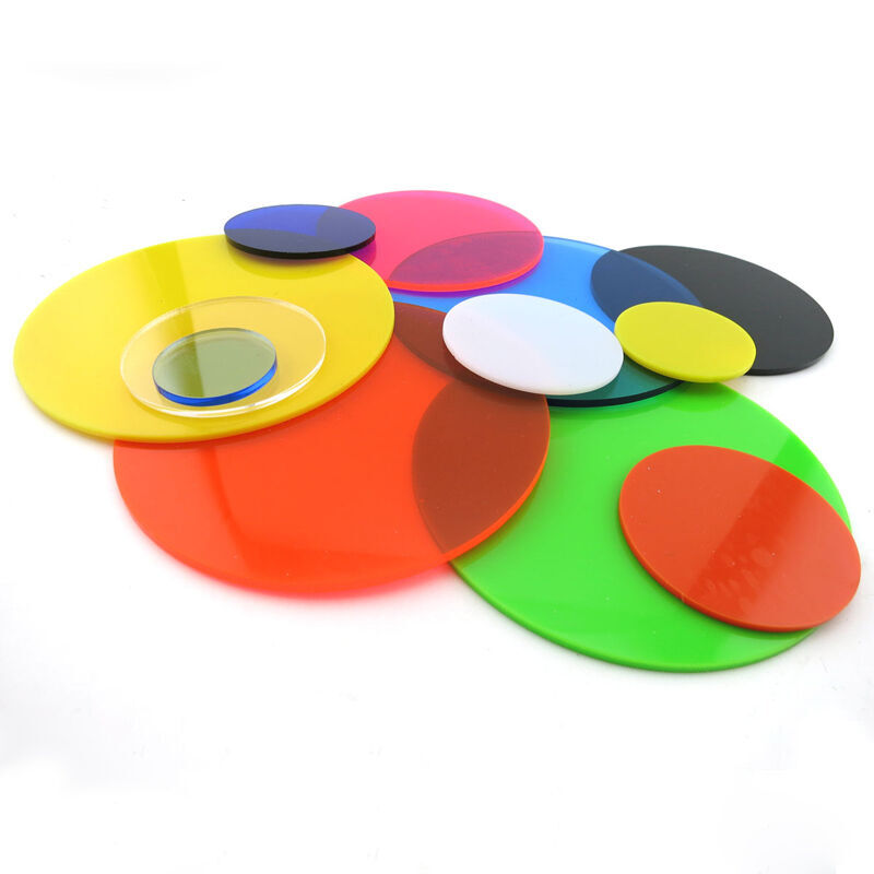 20mm~400mm Dia Plastic Sheet Round Plate DIY Model Craft