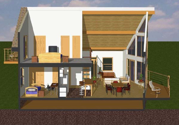 Pre-panelized stick lumber & sheathing house building kit deliverd anywhere FREE
