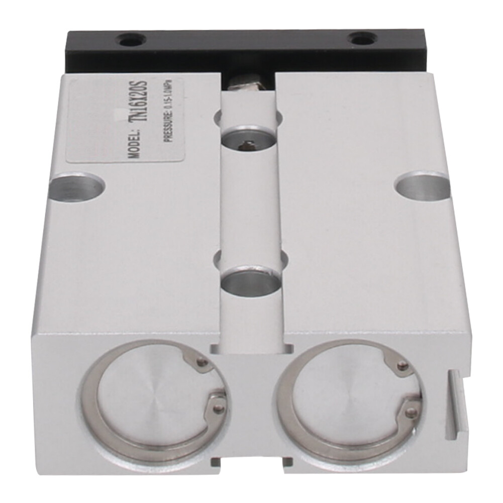 TN16mm Bore 10~150mm Stroke Dual Acting Pneumatic Air Cylinder Double Rod Alloy