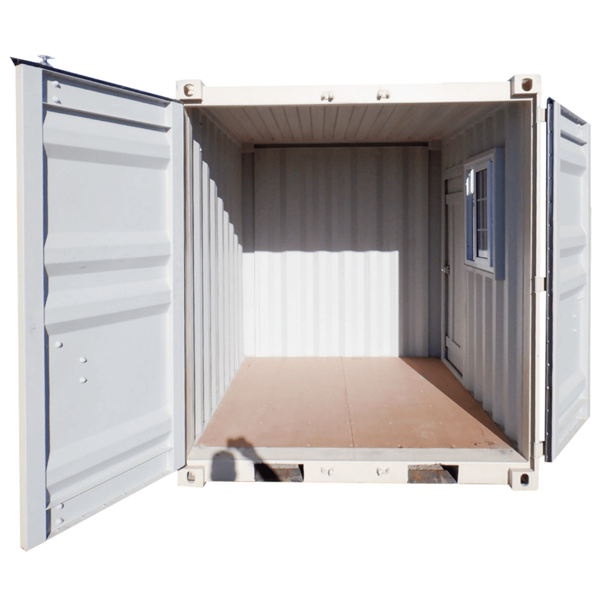 8FT Cubic Shipping Container | Lockable Door & Window | Portable Office | Storag