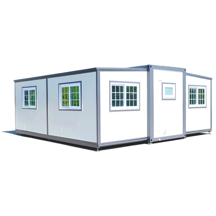 19ftx20ft Expandable Prefab Mobile House w/ Cabinet Mobile Home Container Homes